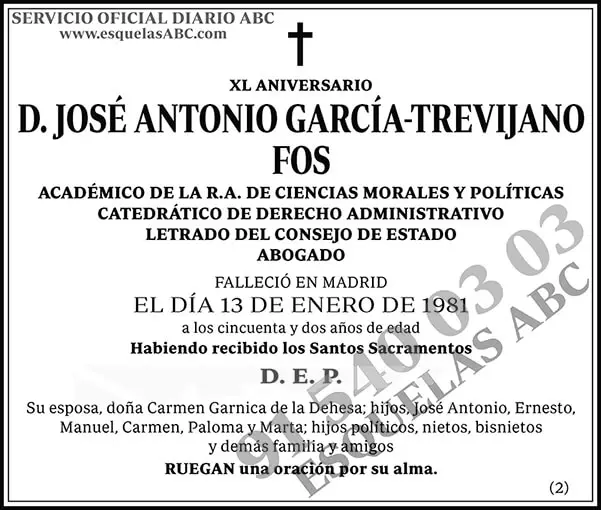 José Antonio García-Trevijano Fos