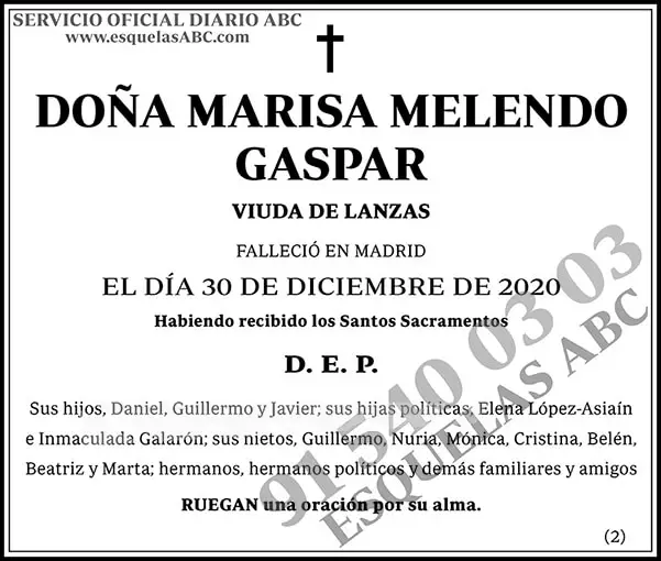 Marisa Melendo Gaspar