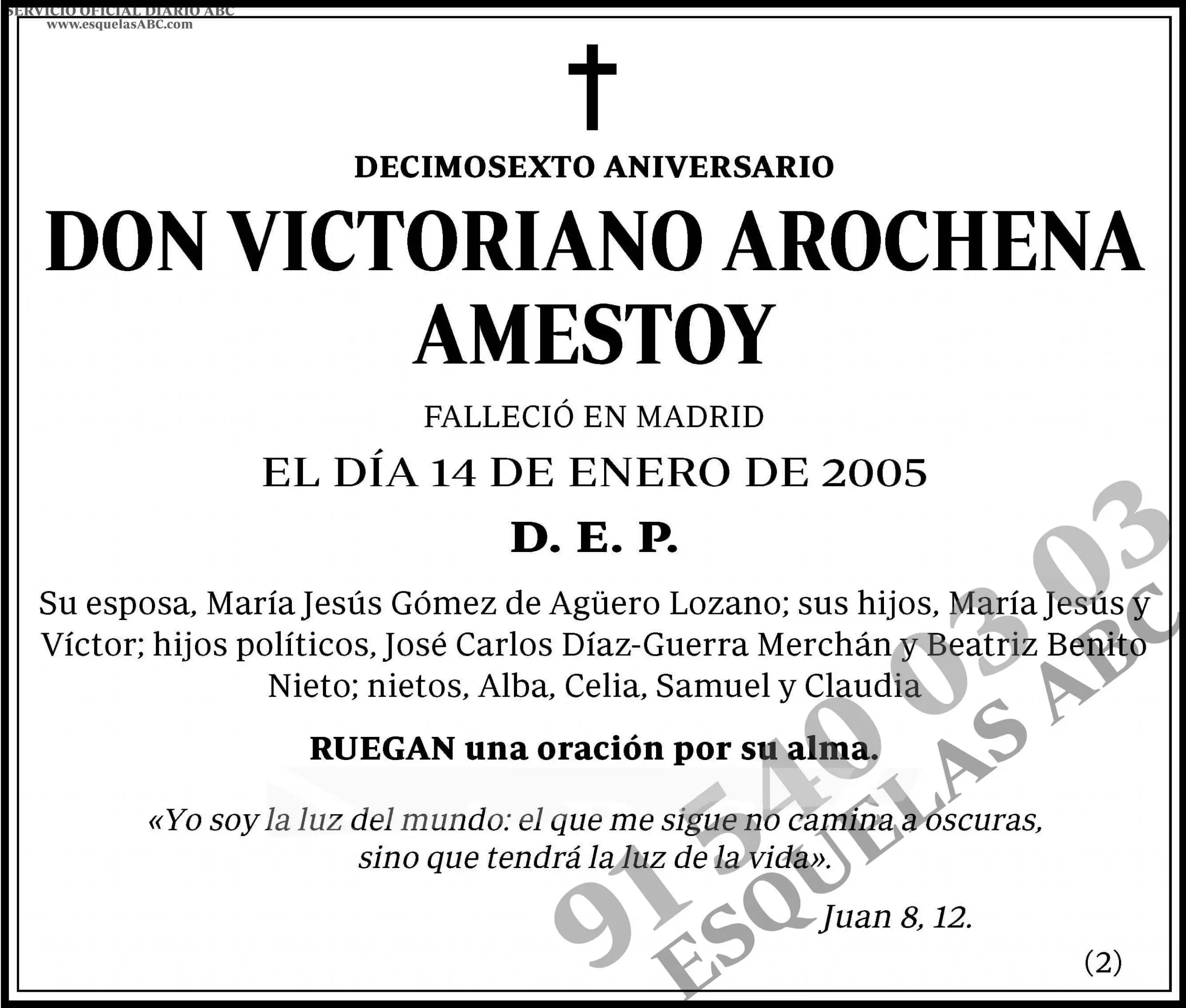 Victoriano Arochena Amestoy
