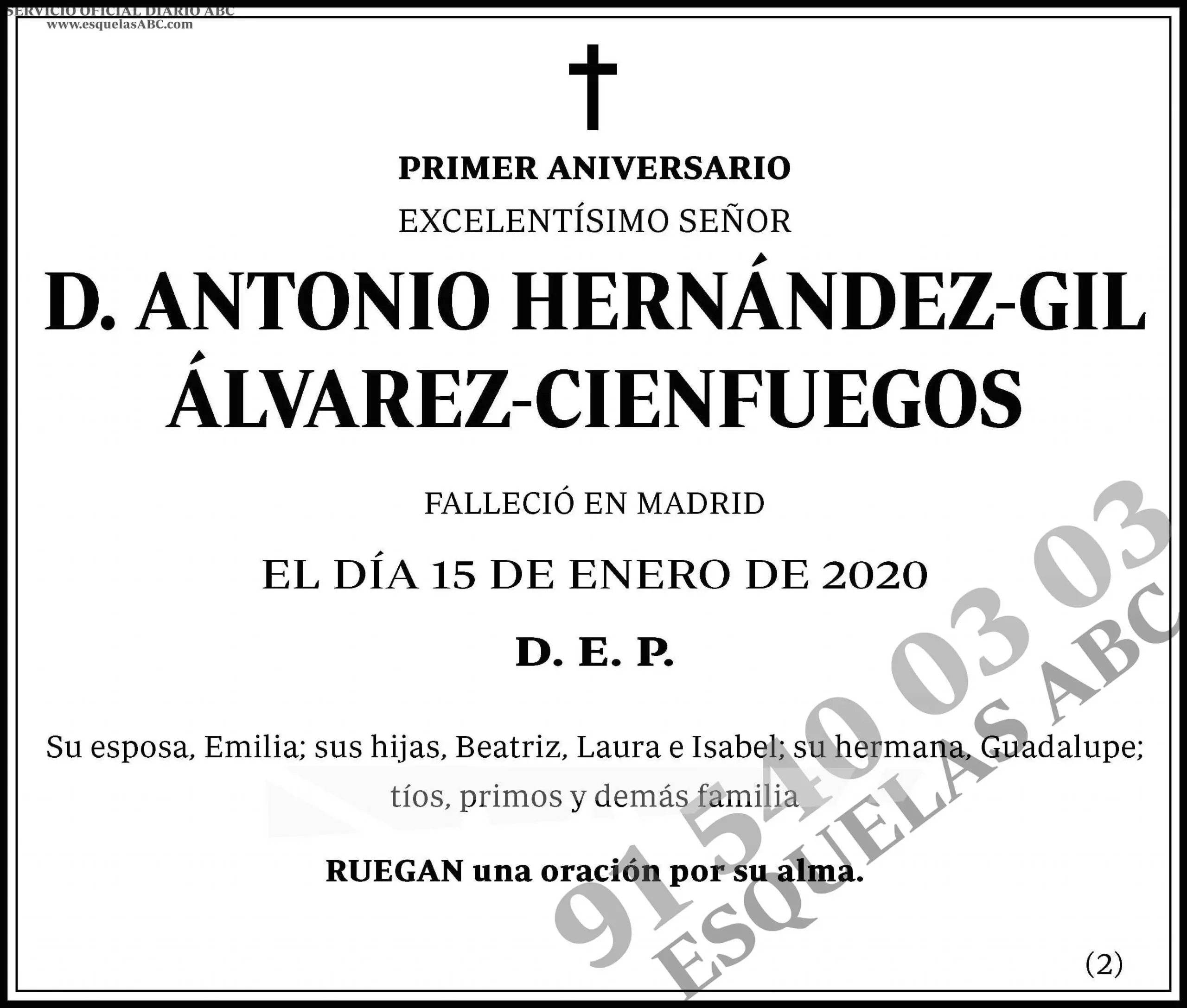 Antonio Hernández-Gil Álvarez-Cienfuegos