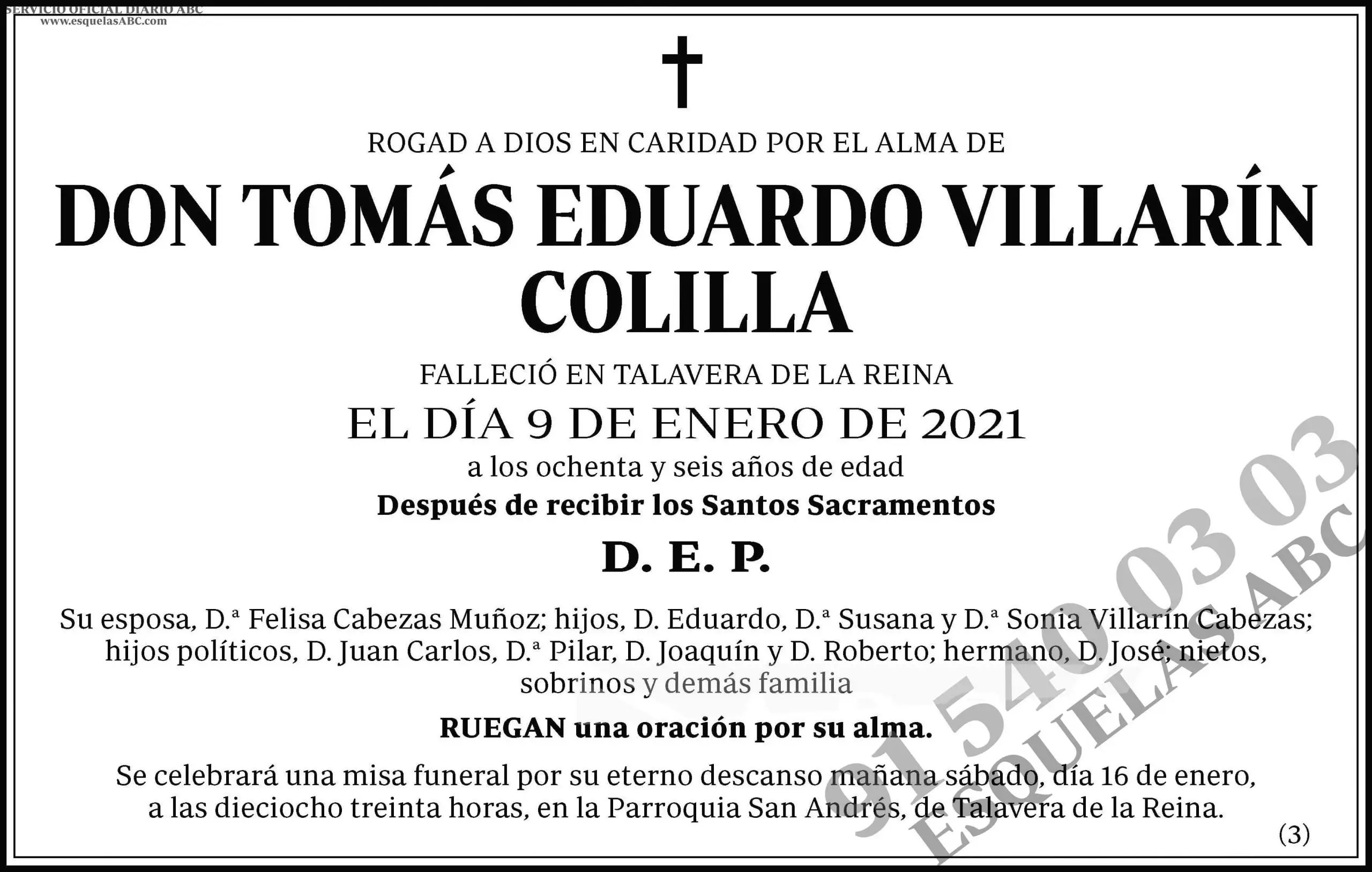 Tomás Eduardo Villarín Colilla