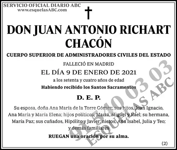 Juan Antonio Richart Chacón
