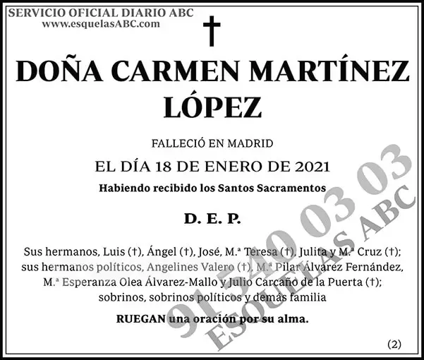 Carmen Martínez López