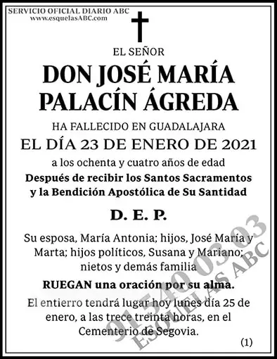 José María Palacín Ágreda
