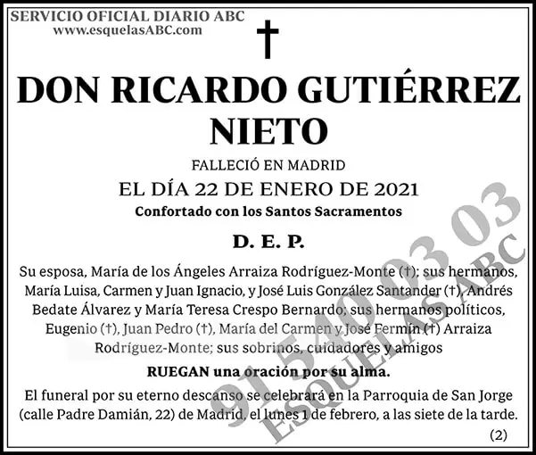 Ricardo Gutiérrez Nieto