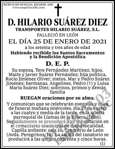 Hilario Suárez Diez