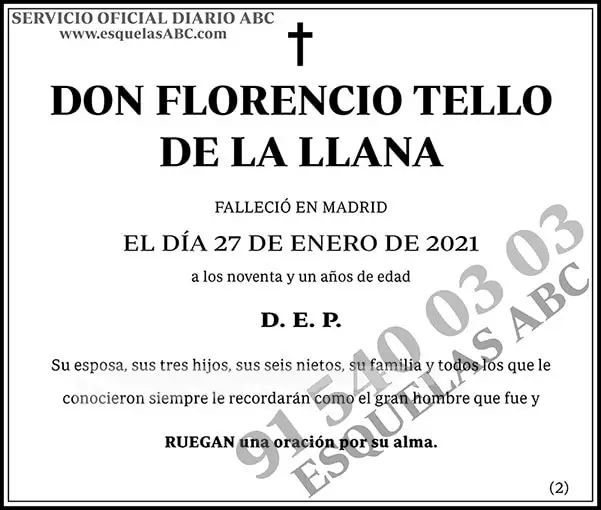 Florencio Tello de la Llana