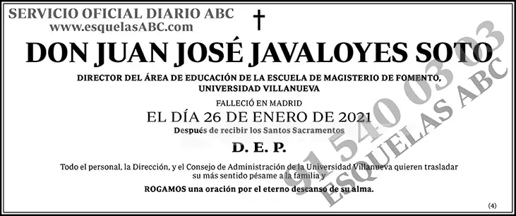 Juan José Javaloyes Soto