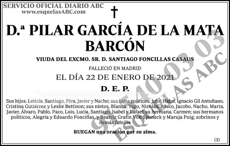 Pilar García de la Mata Barcón