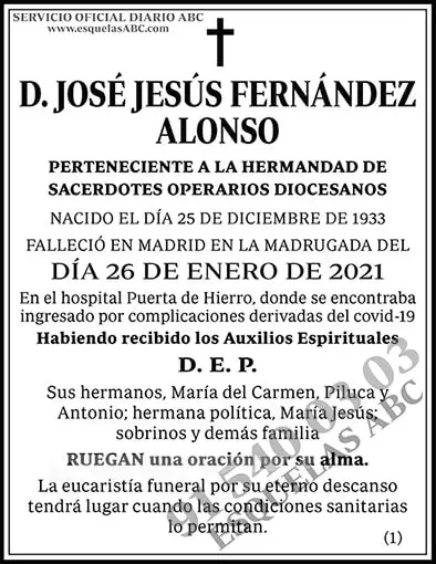 José Jesús Fernández Alonso
