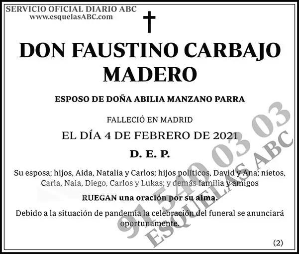 Faustino Carbajo Madero
