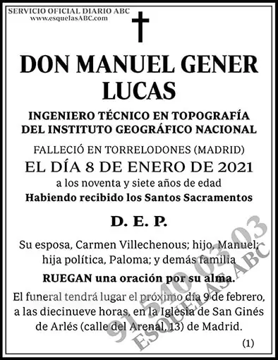 Manuel Gener Lucas
