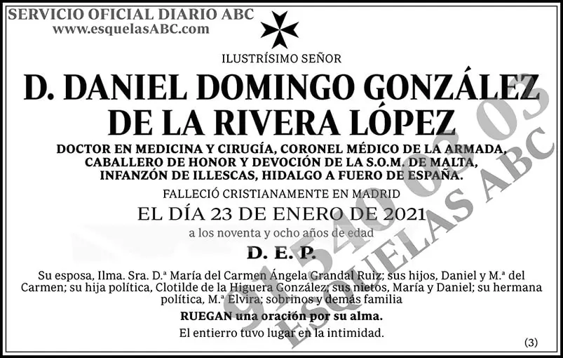 Daniel Domingo González de la Rivera López