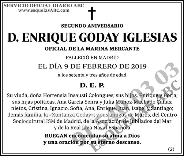 Enrique Goday Iglesias