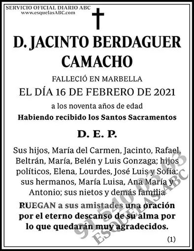 Jacinto Berdaguer Camacho