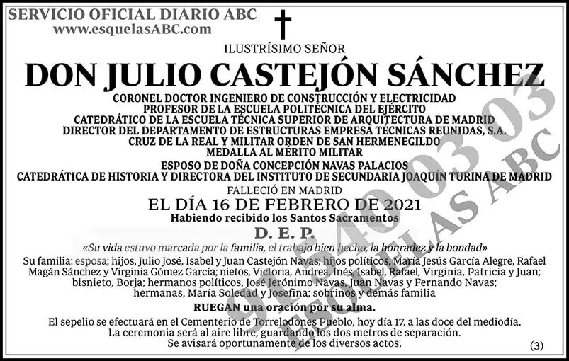 Julio Castejón Sánchez