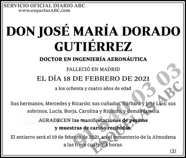 José María Dorado Gutiérrez