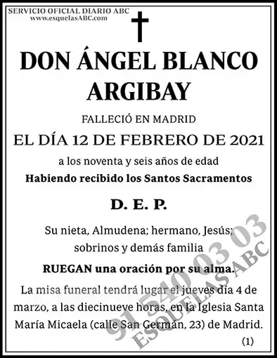 Ángel Blanco Argibay