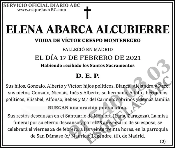 Elena Abarca Alcubierre