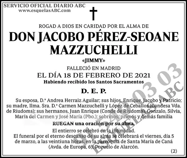 Jacobo Pérez-Seoane Mazzuchelli