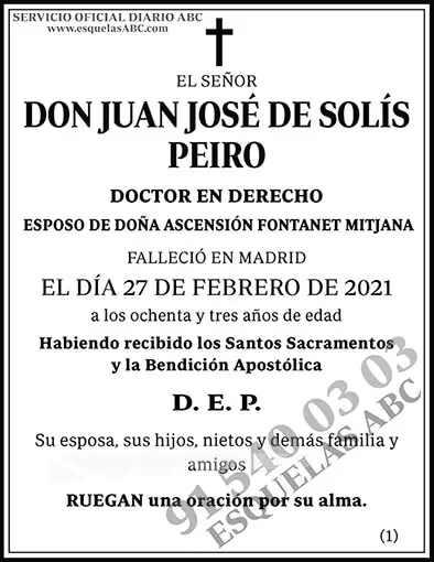 Juan José de Solís Peiro