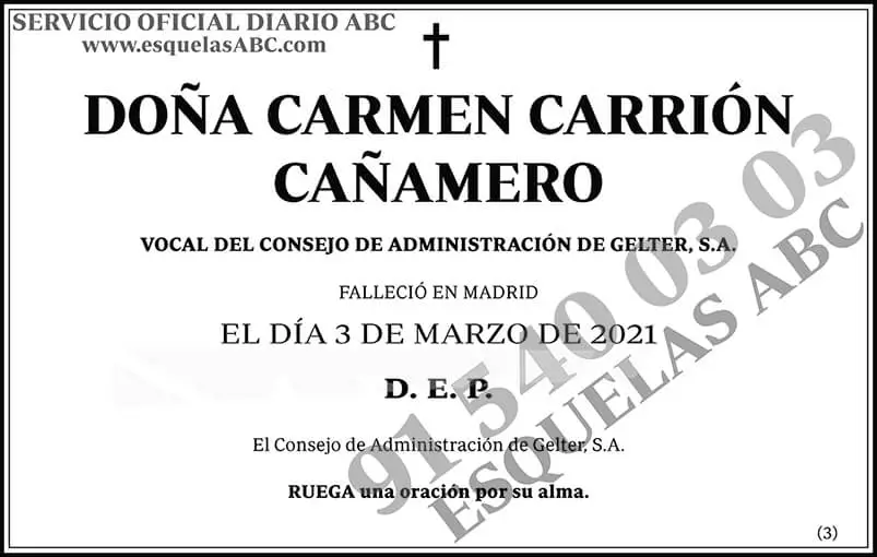 Carmen Carrión Cañamero