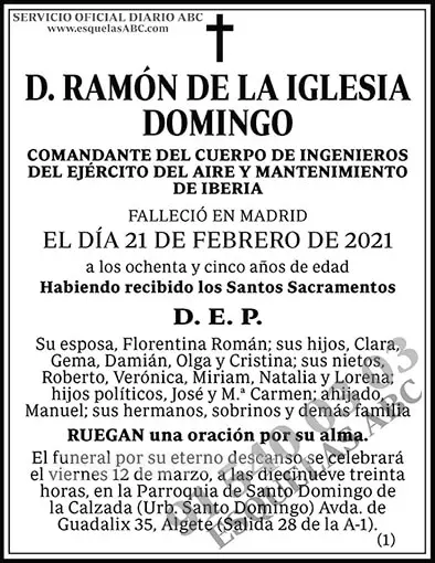Ramón de la Iglesia Domingo