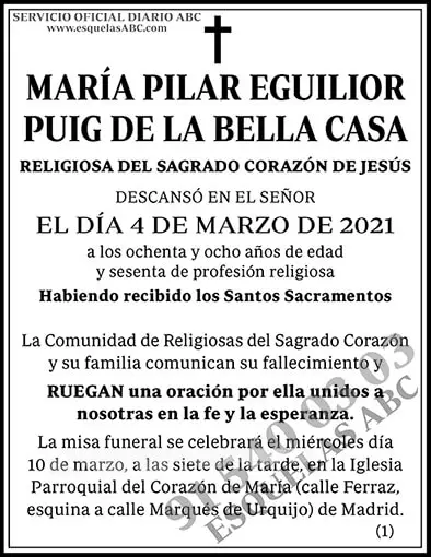 María Pilar Eguilior Puig de la Bella Casa