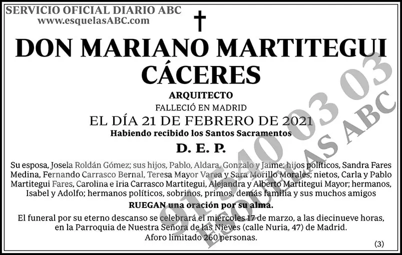 Mariano Martitegui Cáceres