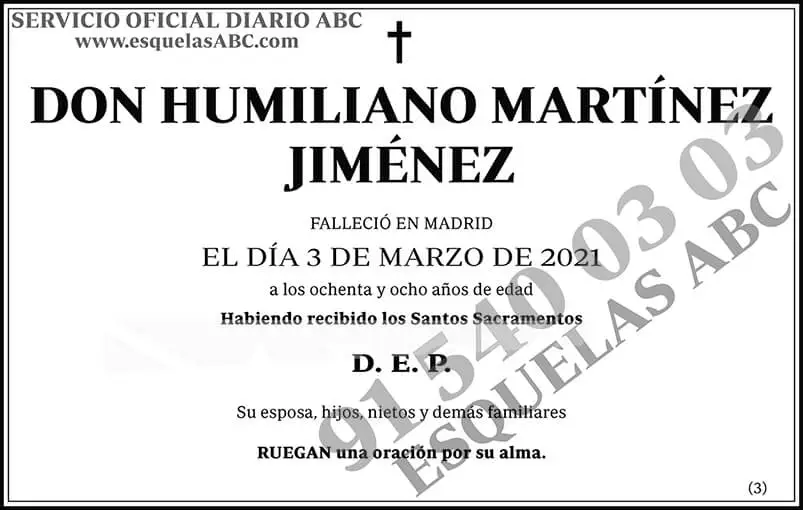 Humiliano Martínez Jiménez