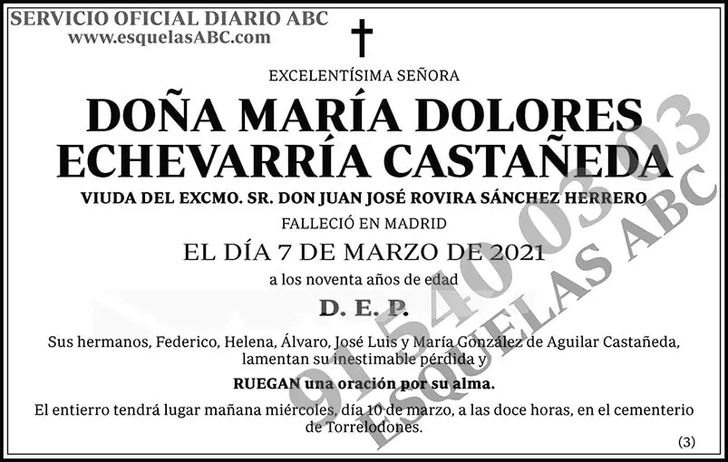 María Dolores Echevarría Castañeda
