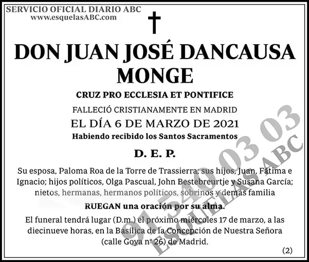 Juan José Dancausa Monge
