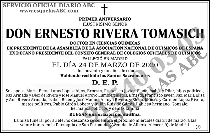 Ernesto Rivera Tomasich