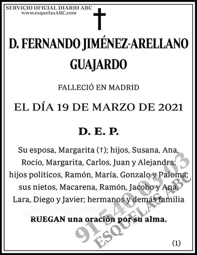 Fernando Jiménez-Arellano Guajardo