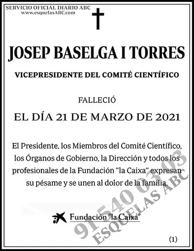 Josep Baselga I Torres
