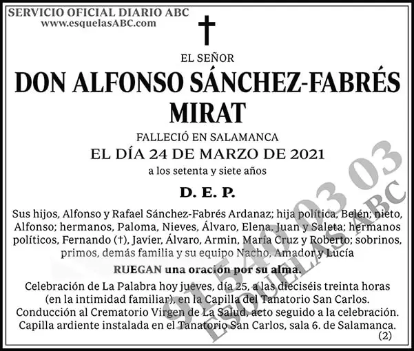 Alfonso Sánchez-Fabrés Mirat