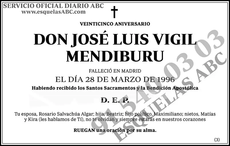 José Luis Vigil Mendiburu