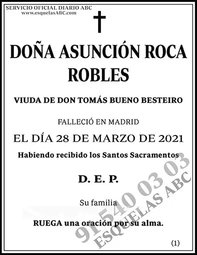 Asunción Roca Robles
