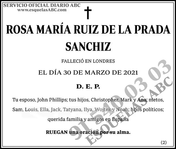 Rosa María Ruiz de la Prada Sanchiz