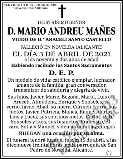 Mario Andreu Mañes
