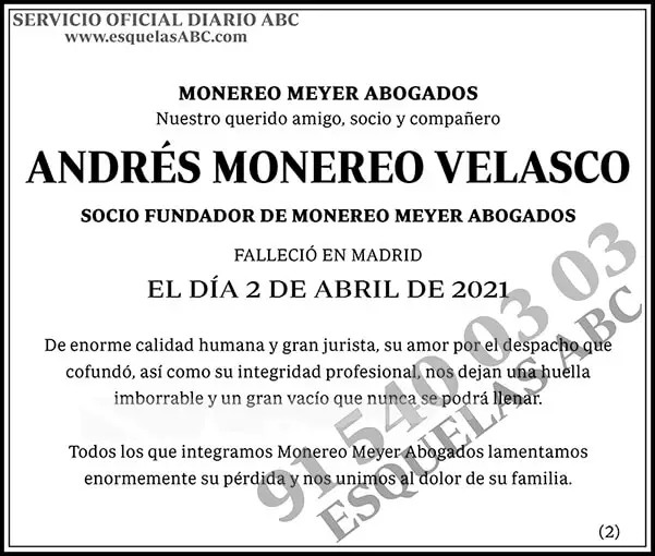 Andrés Monereo Velasco
