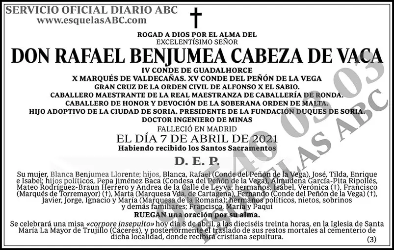 Rafael Benjumea Cabeza de Vaca