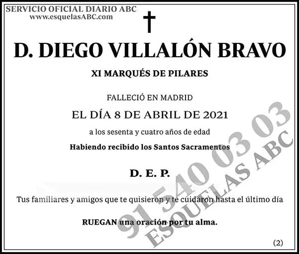 Diego Villalón Bravo
