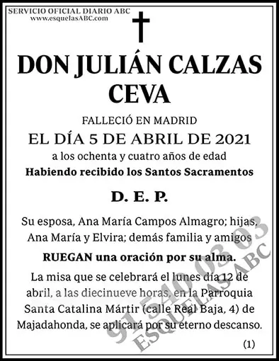Julián Calzas Ceva