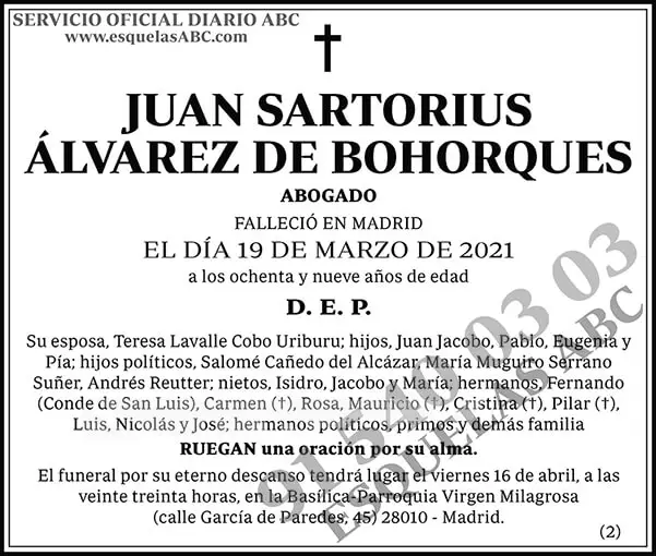 Juan Sartorius Álvarez de Bohorques