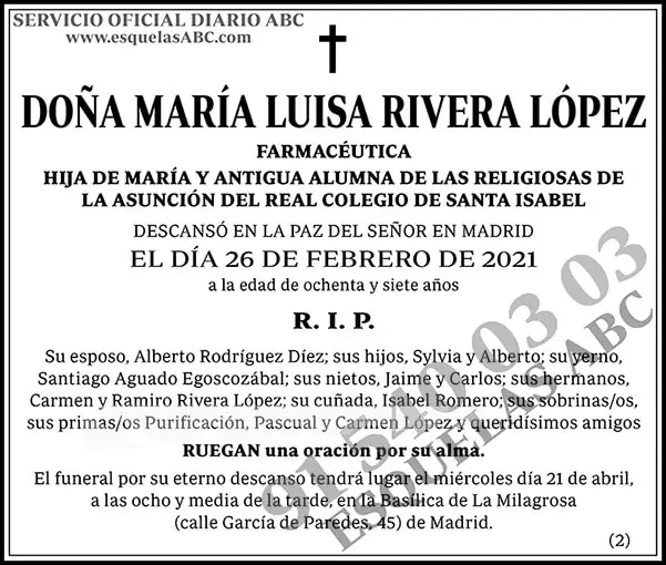 María Luisa Rivera López