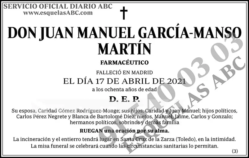Juan Manuel García-Manso Martín