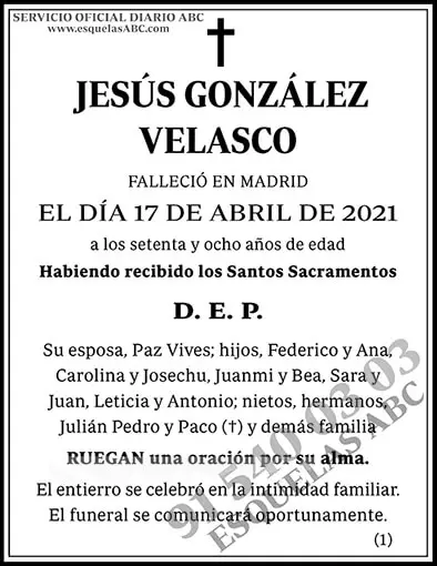 Jesús González Velasco