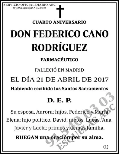 Federico Cano Rodríguez