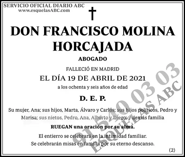 Francisco Molina Horcajada